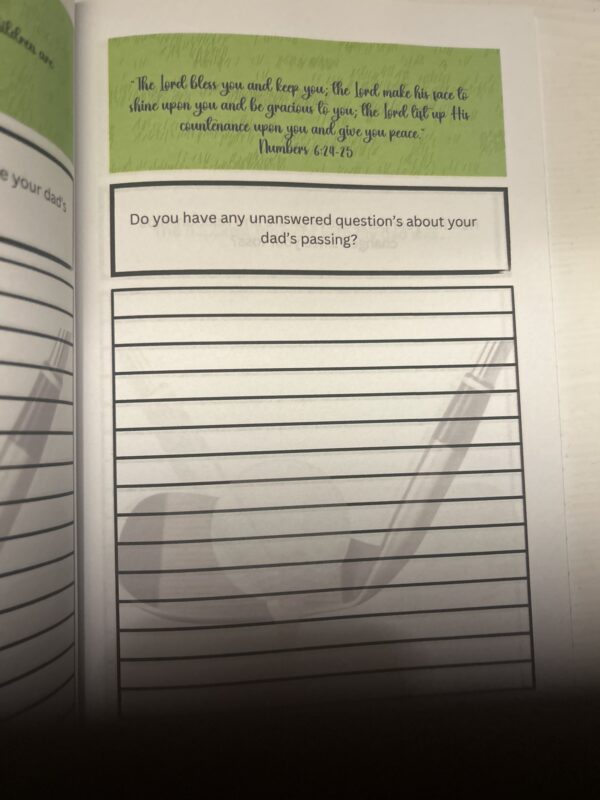 Heart of a Father: Reflection Journal for Grief - Image 3